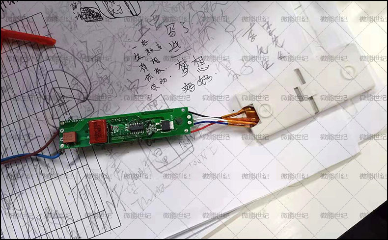 直卷發(fā)兩用夾板PCBA控制板4