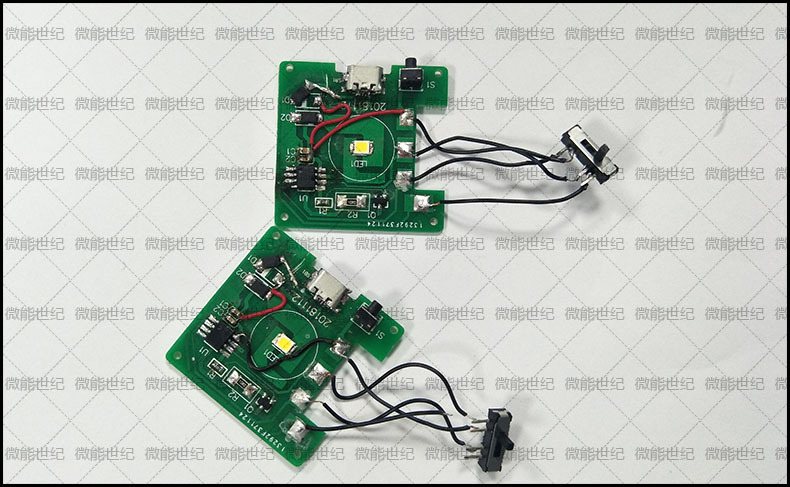 人體感應(yīng)小夜燈PCBA板4