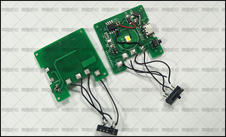 人體感應(yīng)小夜燈PCBA板5