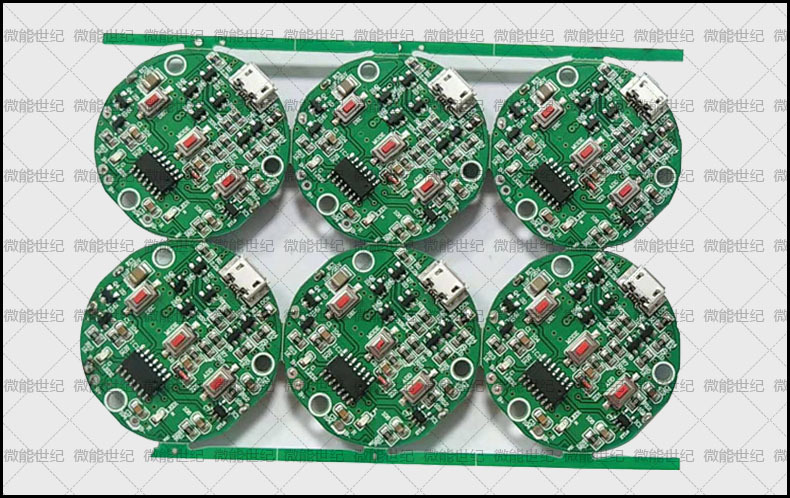 脈沖健腹貼帶語音播報(bào)PCBA控制板4