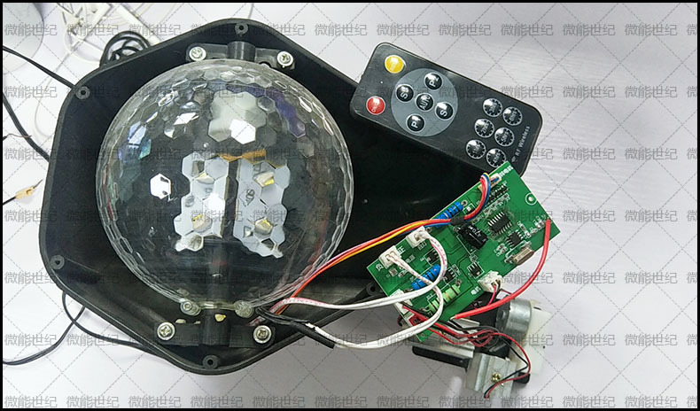 七彩遙控舞臺(tái)燈PCBA板