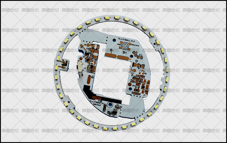 手機主播自拍補光燈燈板pcba2