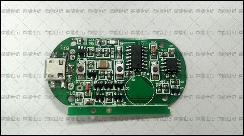 脈沖健腹貼帶語音播報(bào)PCBA控制板