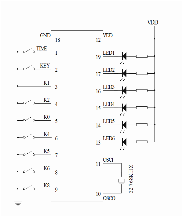 燈串定時芯片 燈串定時芯片